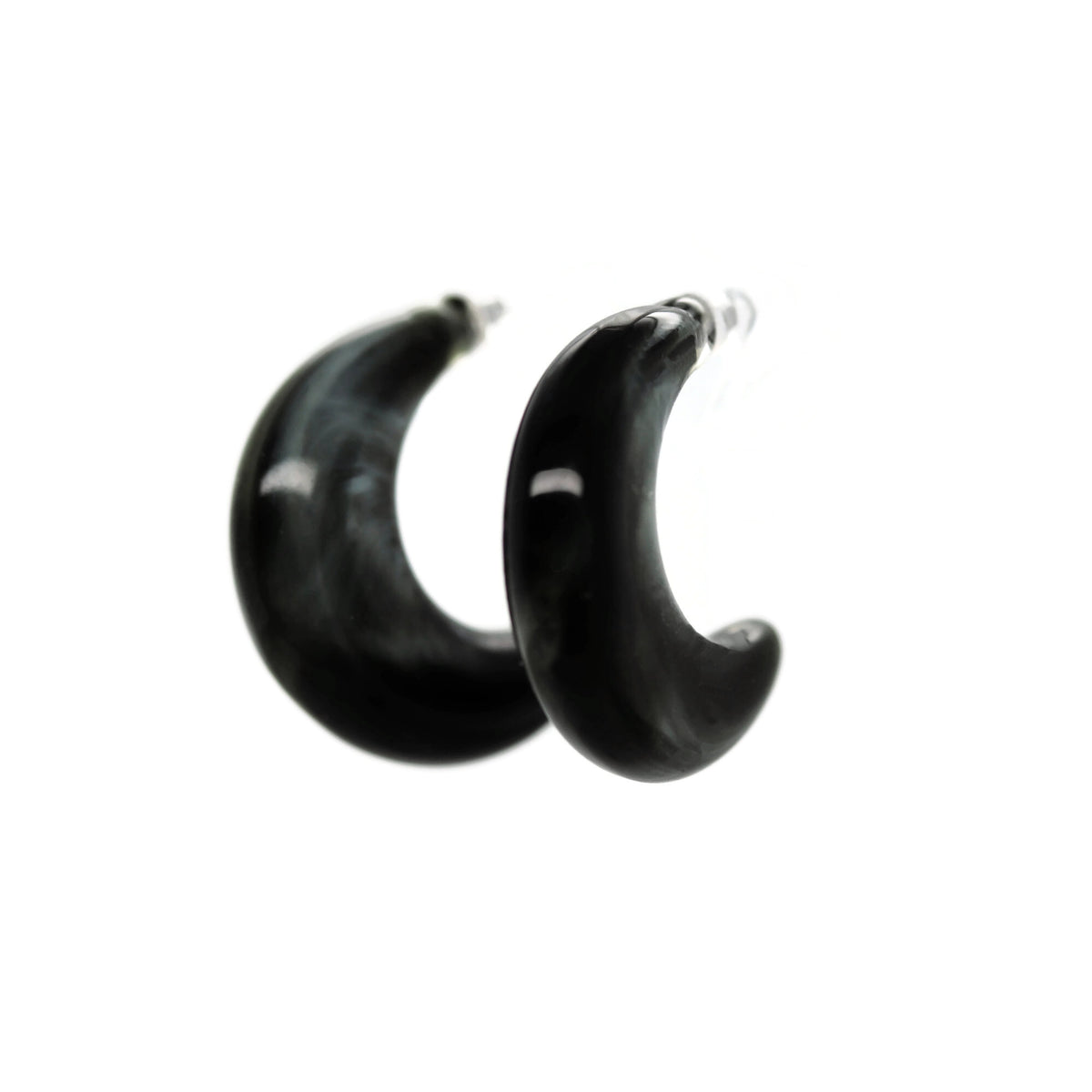 Acyrlic C Hoop Earrings, 20mm/.80"