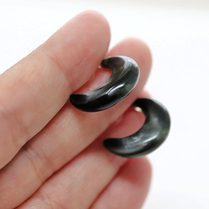 Acyrlic C Hoop Earrings, 20mm/.80"