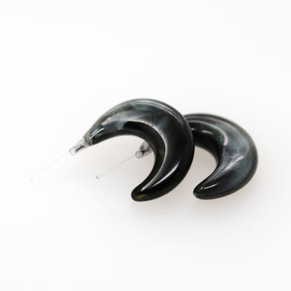 Acyrlic C Hoop Earrings, 20mm/.80"