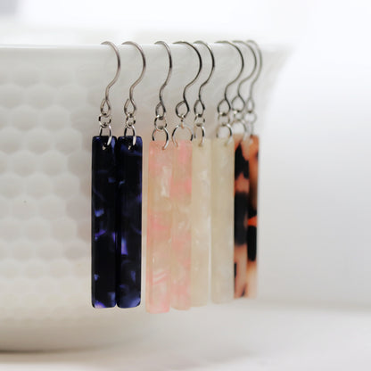Boucles d'oreilles pendantes minimalistes et délicates - 3 tailles