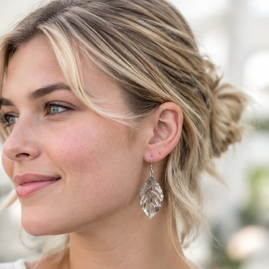Boucles d'oreilles pendantes en acrylique à triangle scalène