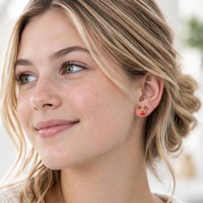 Reindeer Stud Earrings