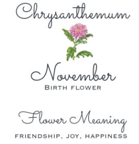 Birth Month Flower Dangle Earrings - 12 Designs