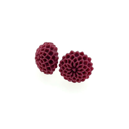 Dahlia Flower Earrings