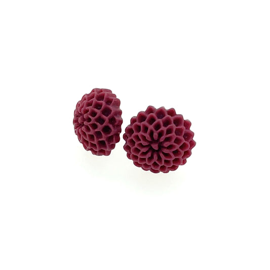 Dahlia Flower Earrings