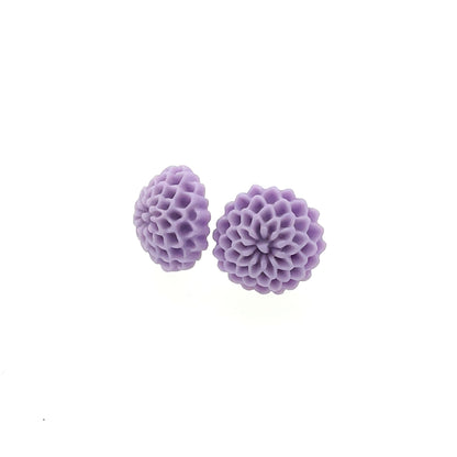Dahlia Flower Earrings