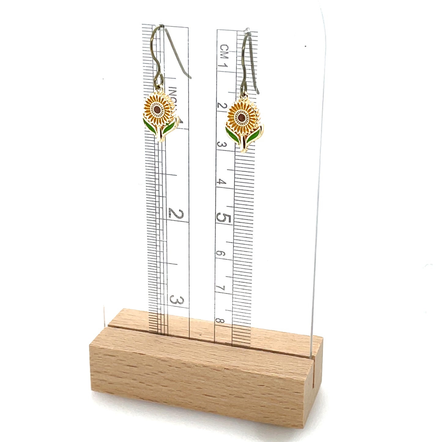 Sunflower Dangle Earrings