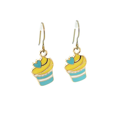 Boucles d'oreilles pendantes en forme de feuille délicate
