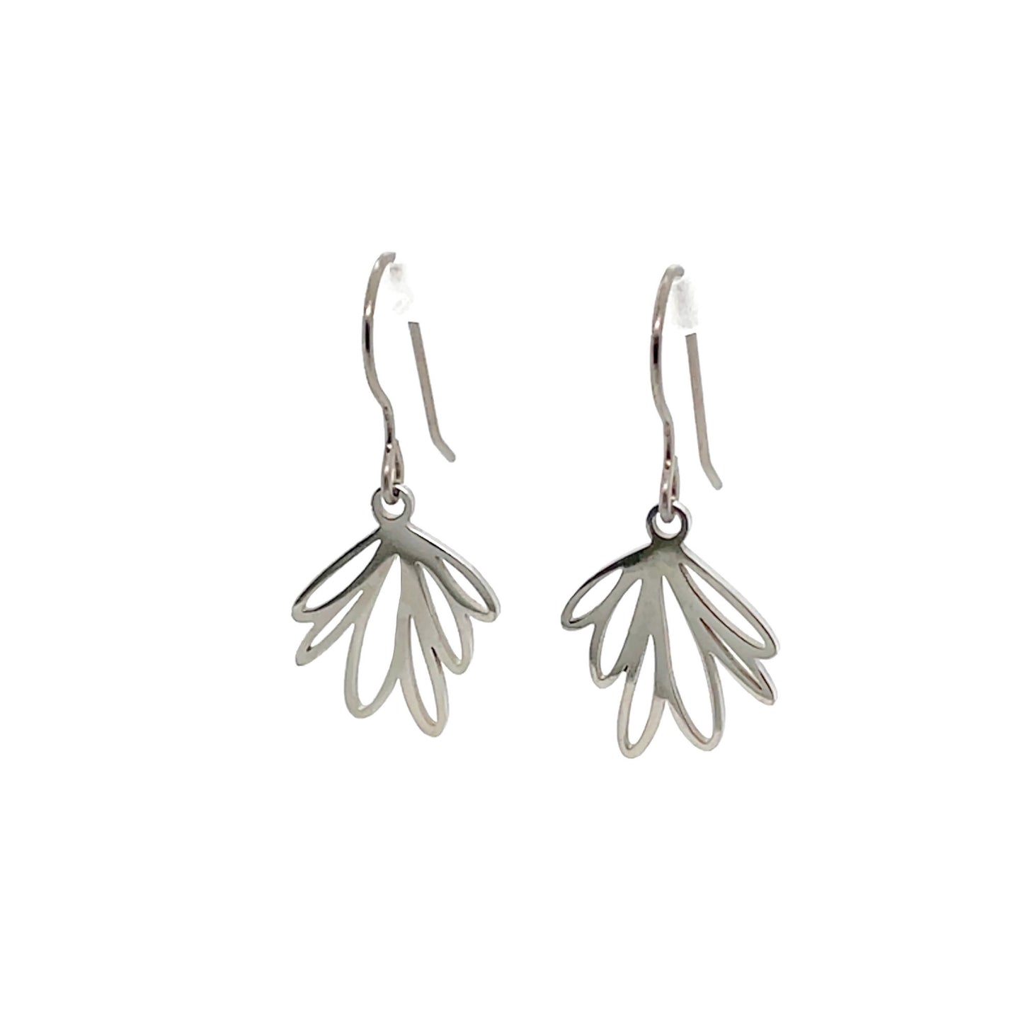 Boucles d'oreilles pendantes en forme de fleur de chakra, 16 mm