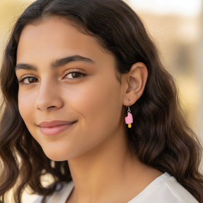 Ice Cream Popsicle Dangle Earrings
