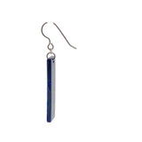 Bar Dangle Earrings - Dark Blue