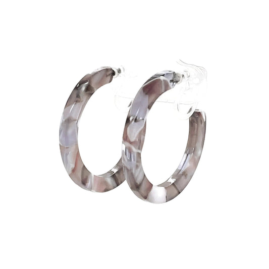Acyrlic Hoop Earrings, 28mm/1.10"