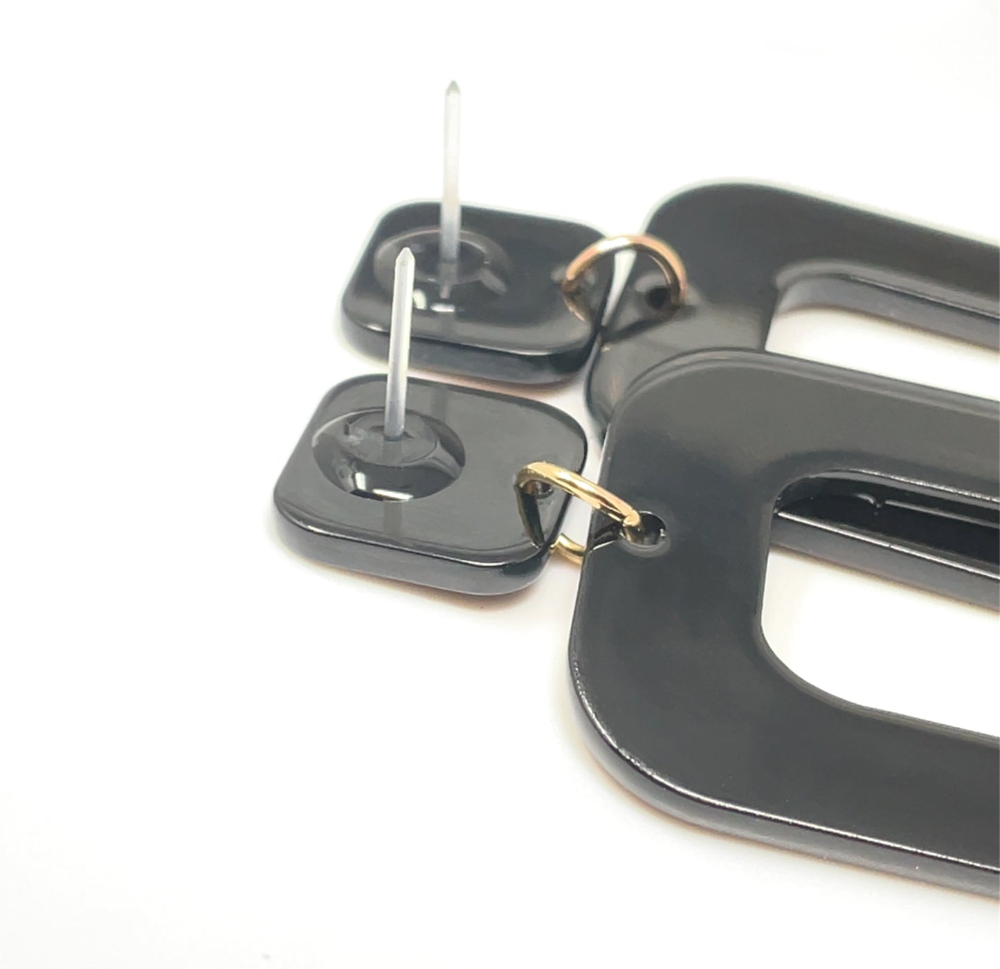 Rectangle Acrylic Dangle Earrings