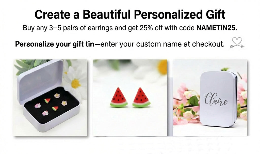 Personalized Name Gift Tin, Gift Set