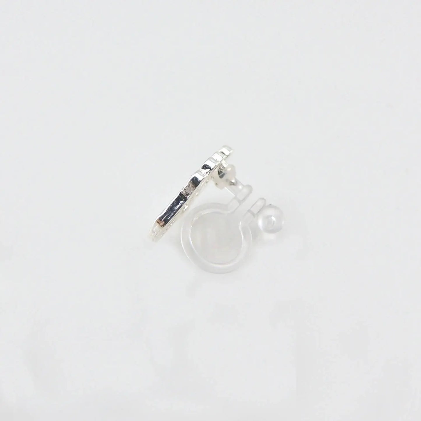 Cupcake Earrings, Silver Color