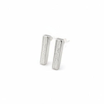 Boucles d'oreilles invisibles à clips ou à tige en plastique, barre de 12 mm