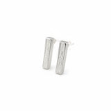 Invisible Clip On or Plastic Post Stud Look Earrings 12mm Bar