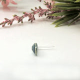 Teardrop Glitter Stud Earrings