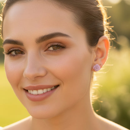 Rose Stud Earrings