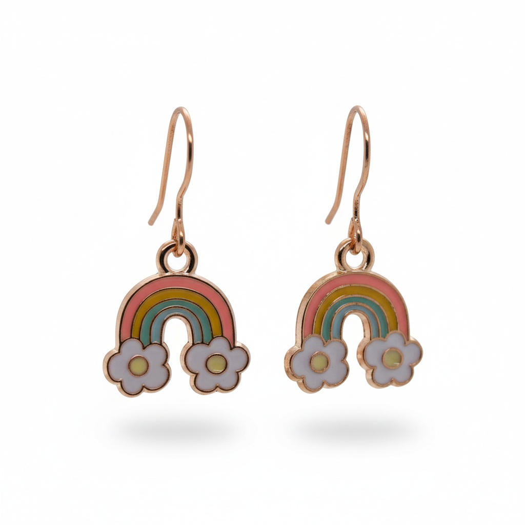 Rainbow Dangle Earrings
