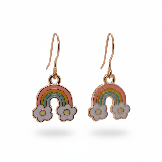 Rainbow Dangle Earrings