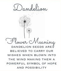 Dandelion Flower Dangle Earrings - 2 Colors
