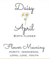 Birth Month Flower Dangle Earrings - 12 Designs