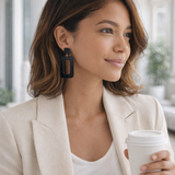 Rectangle Acrylic Dangle Earrings