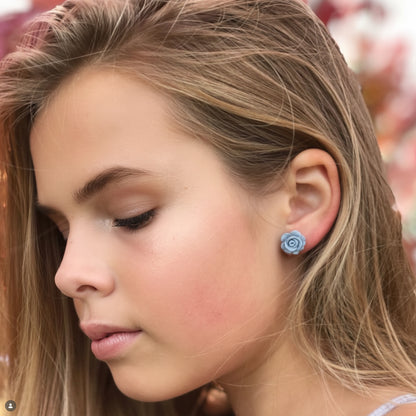 Rose Stud Earrings
