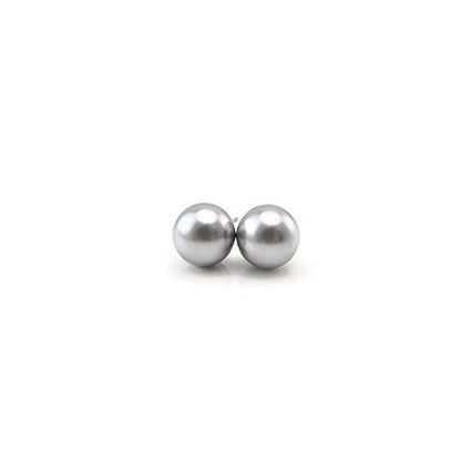 Boucles d'oreilles à tige en perles de coquillage, 8 mm
