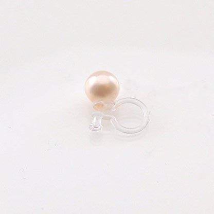 Boucles d'oreilles à tige en perles de coquillage, 6 mm