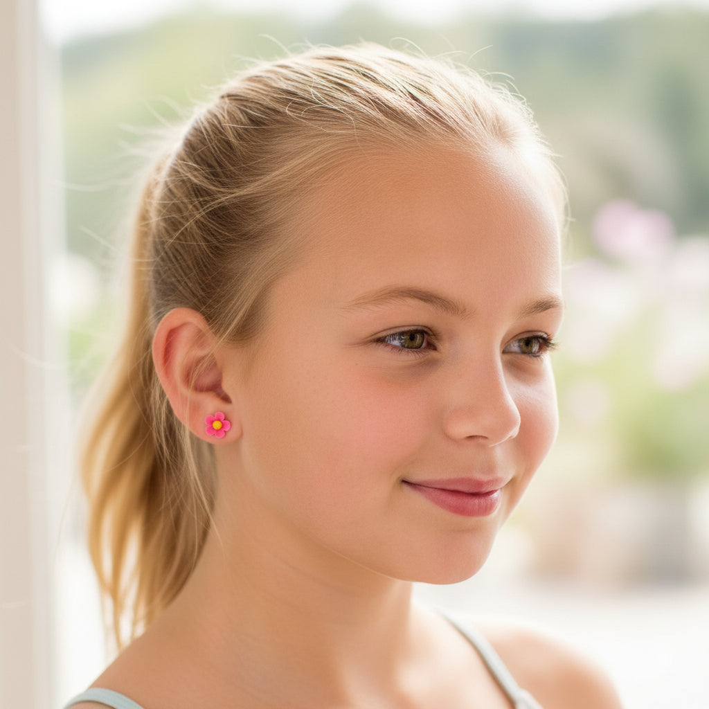 Flower Stud Earrings