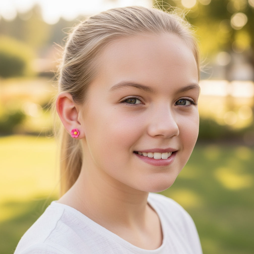 Flower Stud Earrings