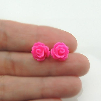 Rose Stud Earrings