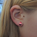 Pretty Smart earrings invisible clip on cupcake earrings