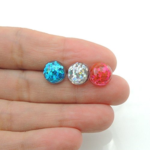 Glitter Stud Earrings