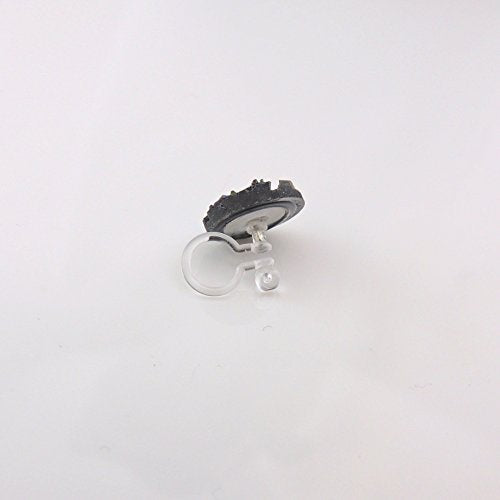 best clip on earrings, blue, floral