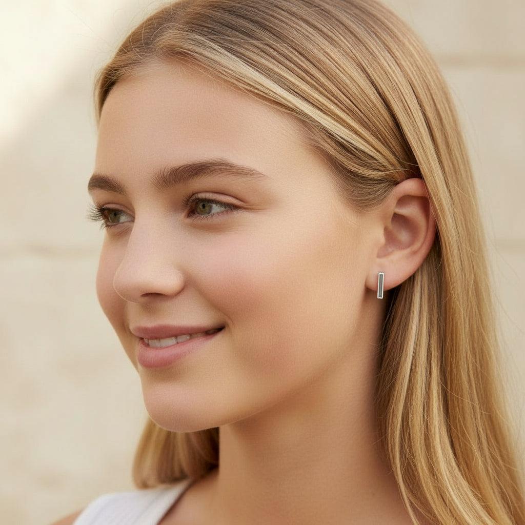 best clip on earrings, minimalist, minimal, bar, bar clip on