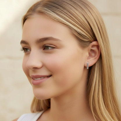 best clip on earrings, minimalist, minimal, bar, bar clip on
