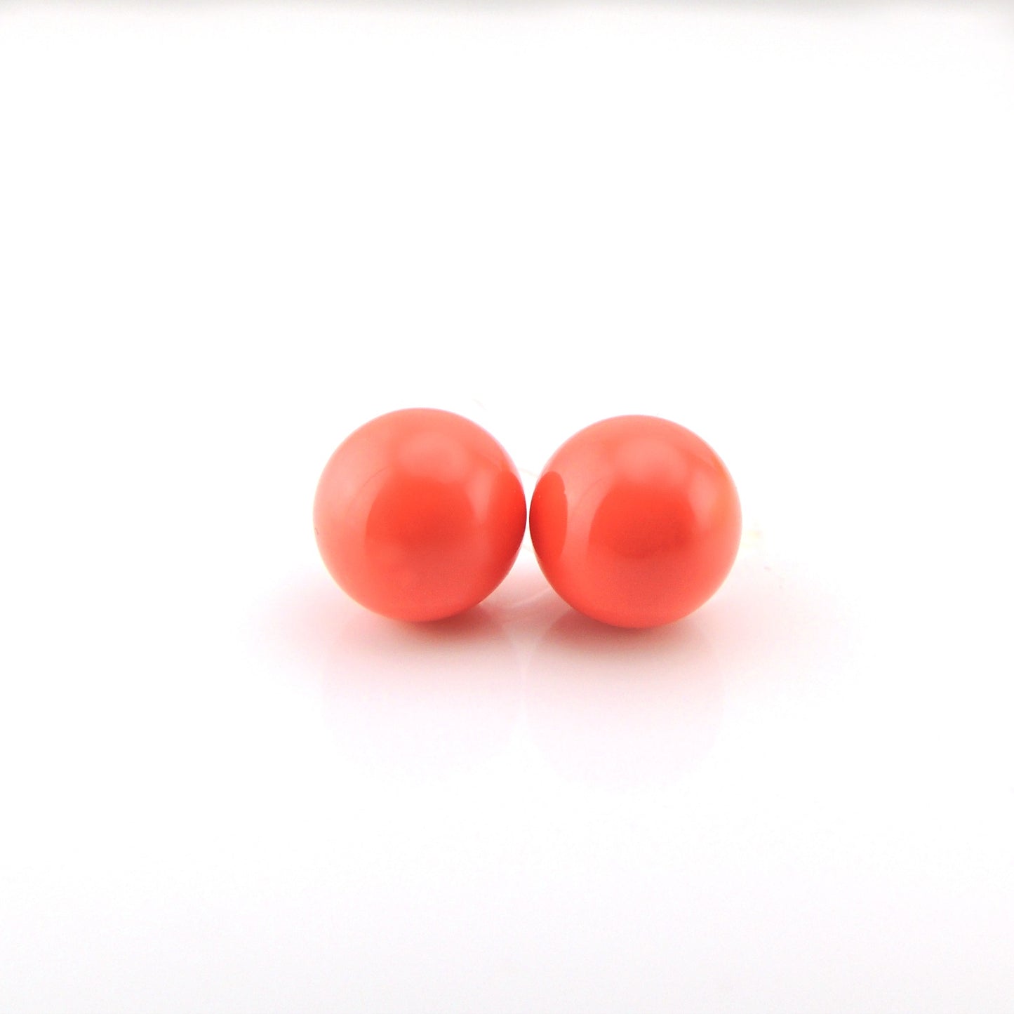 Boucles d'oreilles en perles de coquillage, 10 mm