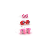 Plastic Post or Invisible Clip On Metal Free Earrings, 5mm
