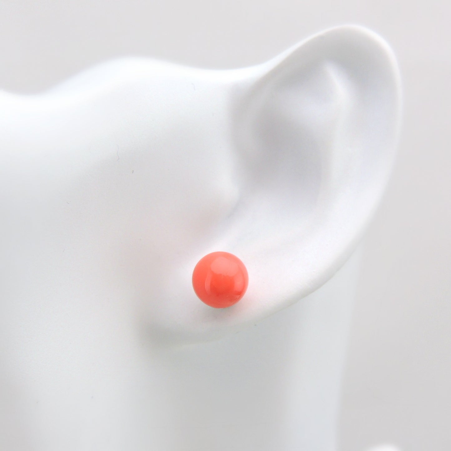 Boucles d'oreilles en perles de coquillage, 10 mm