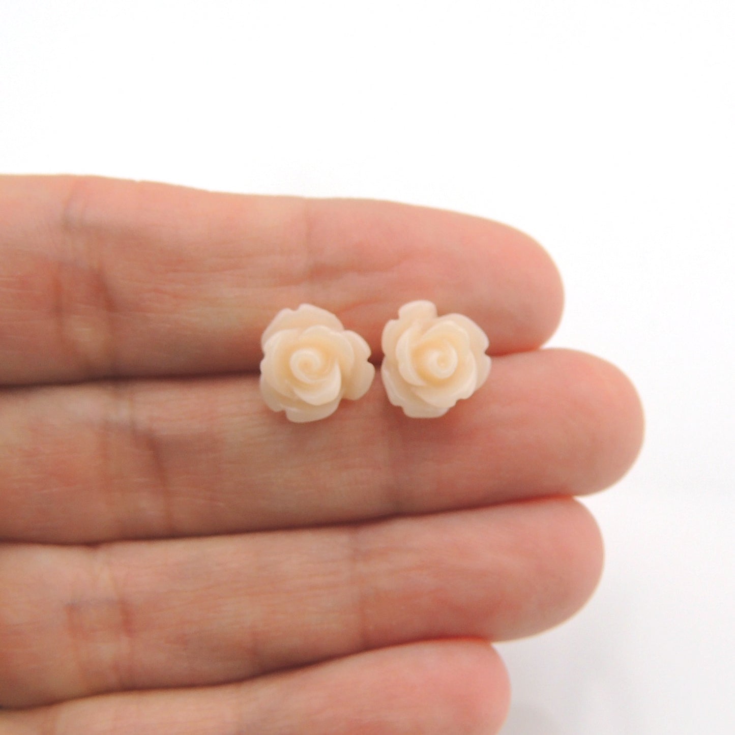 Rose Stud Earrings