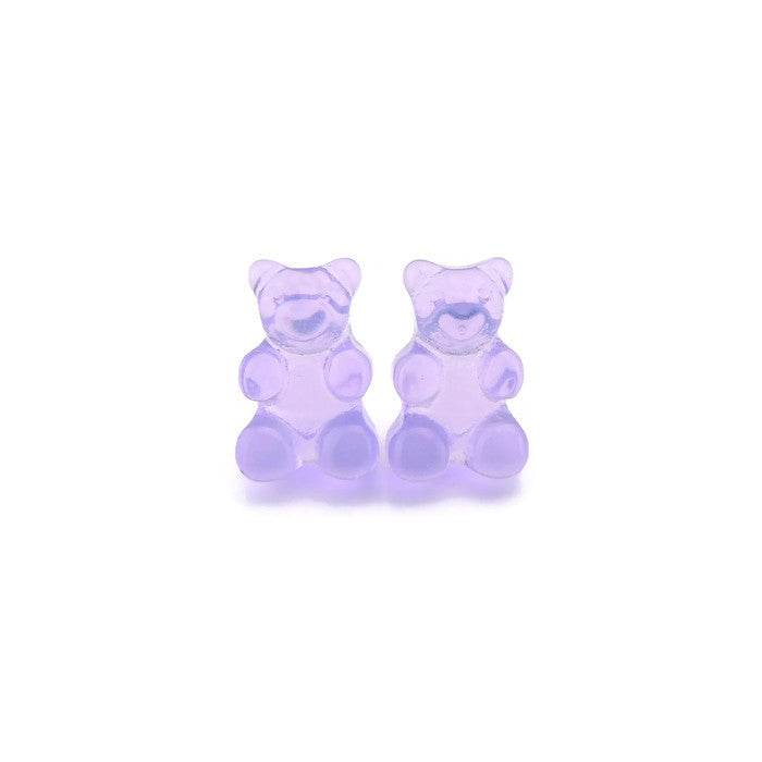 Neutral Colored Velvet Gummy Bear Charms with Eye Pins (12mm x 18mm) –  TinySupplyShop