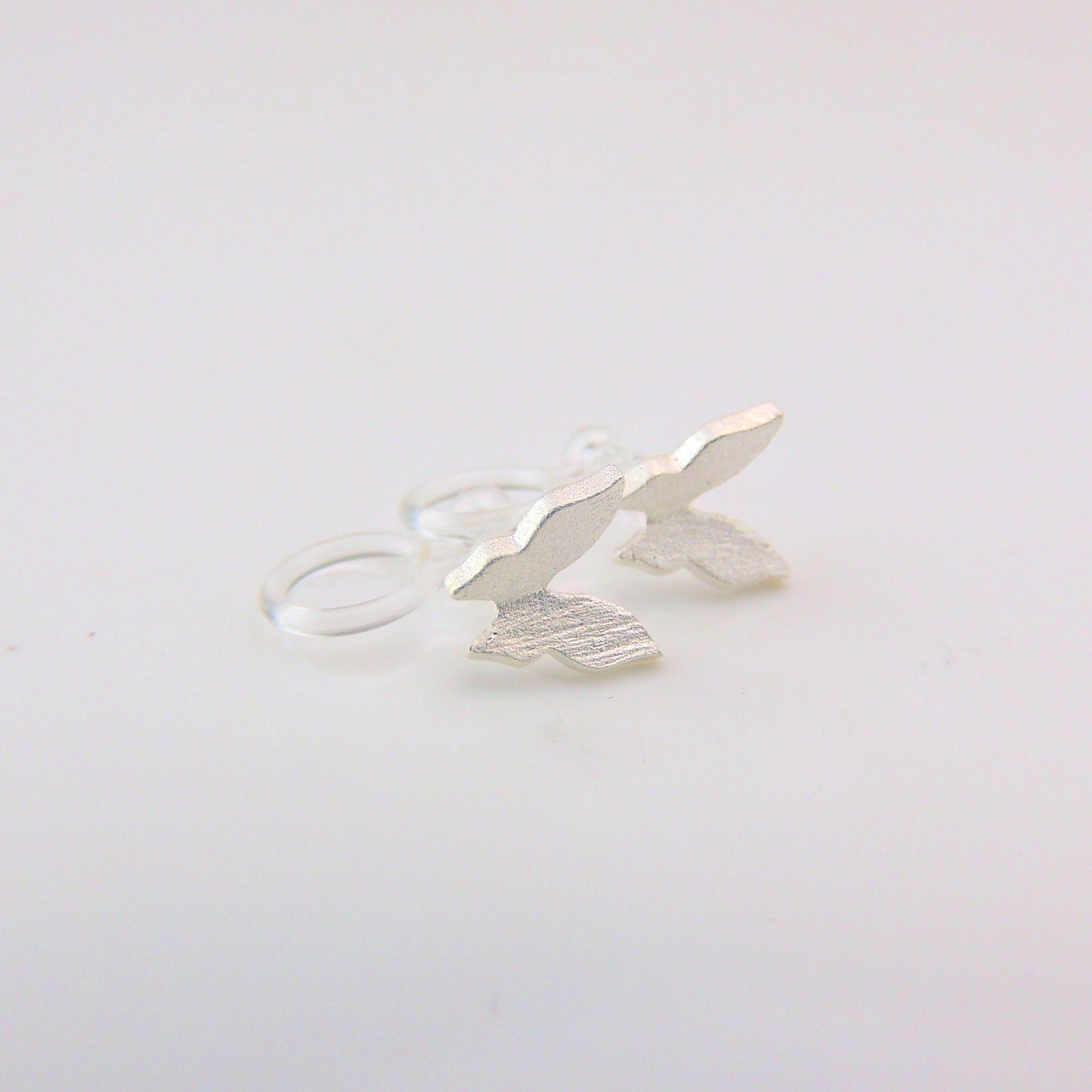 Stud Look Earrings Dainty Butterfly