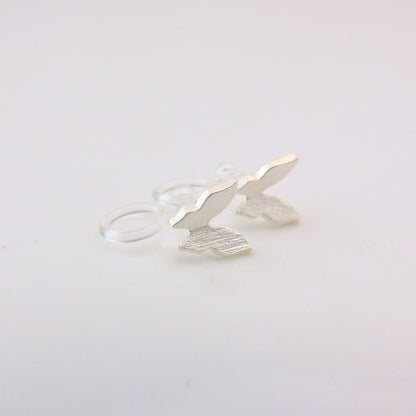 Stud Look Earrings Dainty Butterfly