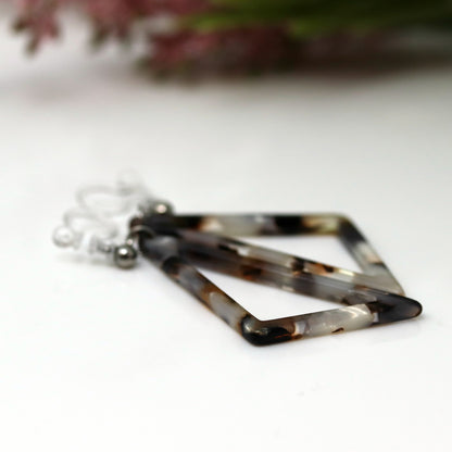 Scalene Triangle Acrylic Dangle Earrings