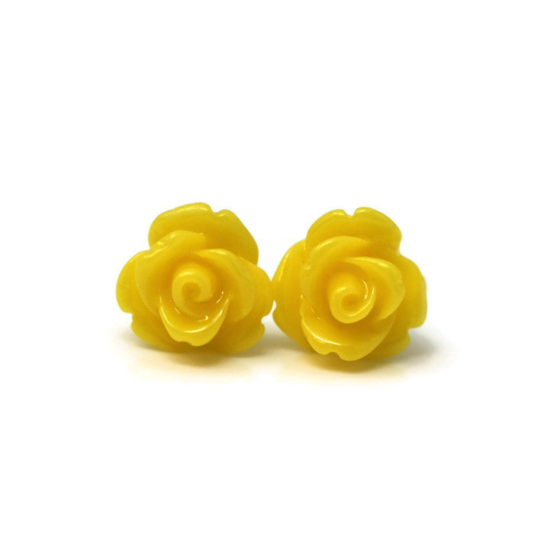 Rose Stud Earrings