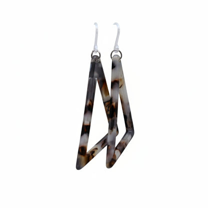 Scalene Triangle Acrylic Dangle Earrings