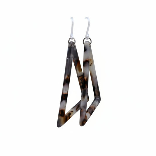 Scalene Triangle Acrylic Dangle Earrings